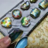 kf-H846114ff6fb643ec911dab8d43755bb2i Traditional Chinese Cloisonne Jewelry Storage Box Set