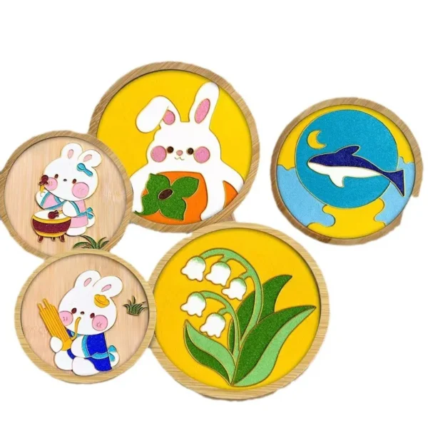kf-S189722394daf4b948cad626619718cfde Cloisonne Coasters DIY Art Kit