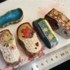 kf-S203b9430d6b34b73a5527fe797cede46C Vintage Cloisonne Enamel Box Collectible