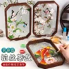 kf-S35aa383088fc4568a56619af61ac161c6 Cloisonne Enamel Refrigerator Magnet DIY Kit