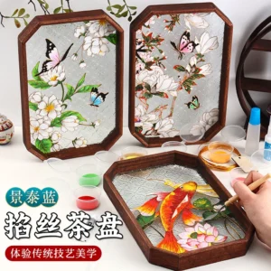 Cloisonne Enamel Refrigerator Magnet DIY Kit