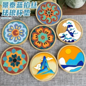 Cloisonne Coasters DIY Art Kit