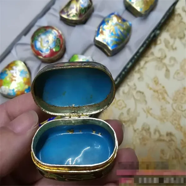 kf-S4fa989f596ed47a7bbca820b01fd8515c Traditional Chinese Cloisonne Jewelry Storage Box Set