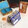 kf-S9ffec57c65cf43a1aaa323e1d29c1c74o Vintage Cloisonne Enamel Box Collectible