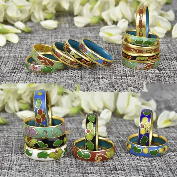 kf-Sb869df535ae841b8b6005bed088c62d4x Cloisonne Copper Rings DIY Kit Set