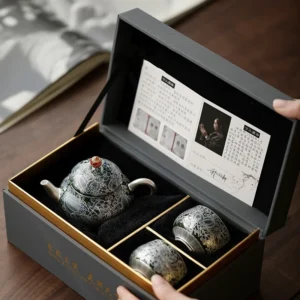 Chinese Palace Butterfly Cloisonne Tea Set
