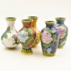 kf-Sbfa2edc9a17c4db48863e5659bdb0901P Traditional Cloisonne Vase Collection Home Decor Set