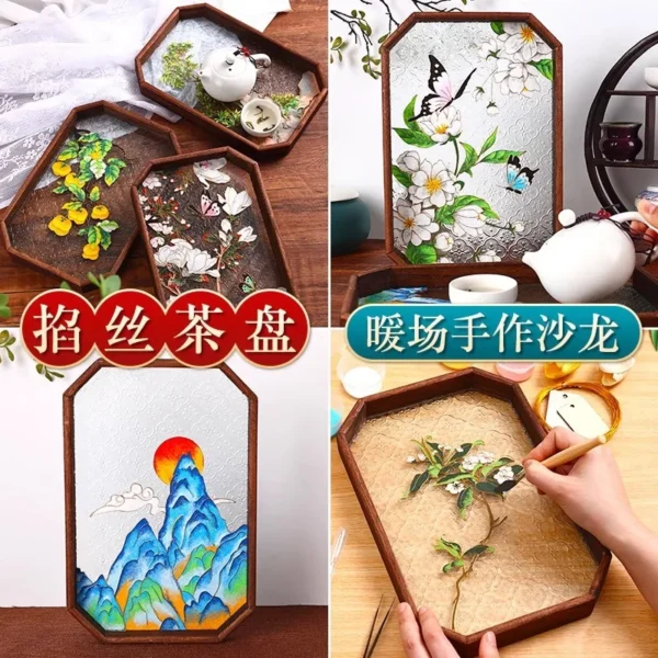 kf-Sd5f90ef6af95478e963ffc3f35a60a94o Cloisonne Enamel Refrigerator Magnet DIY Kit