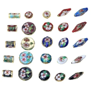 Cloisonne Copper Beads DIY Jewelry Kit